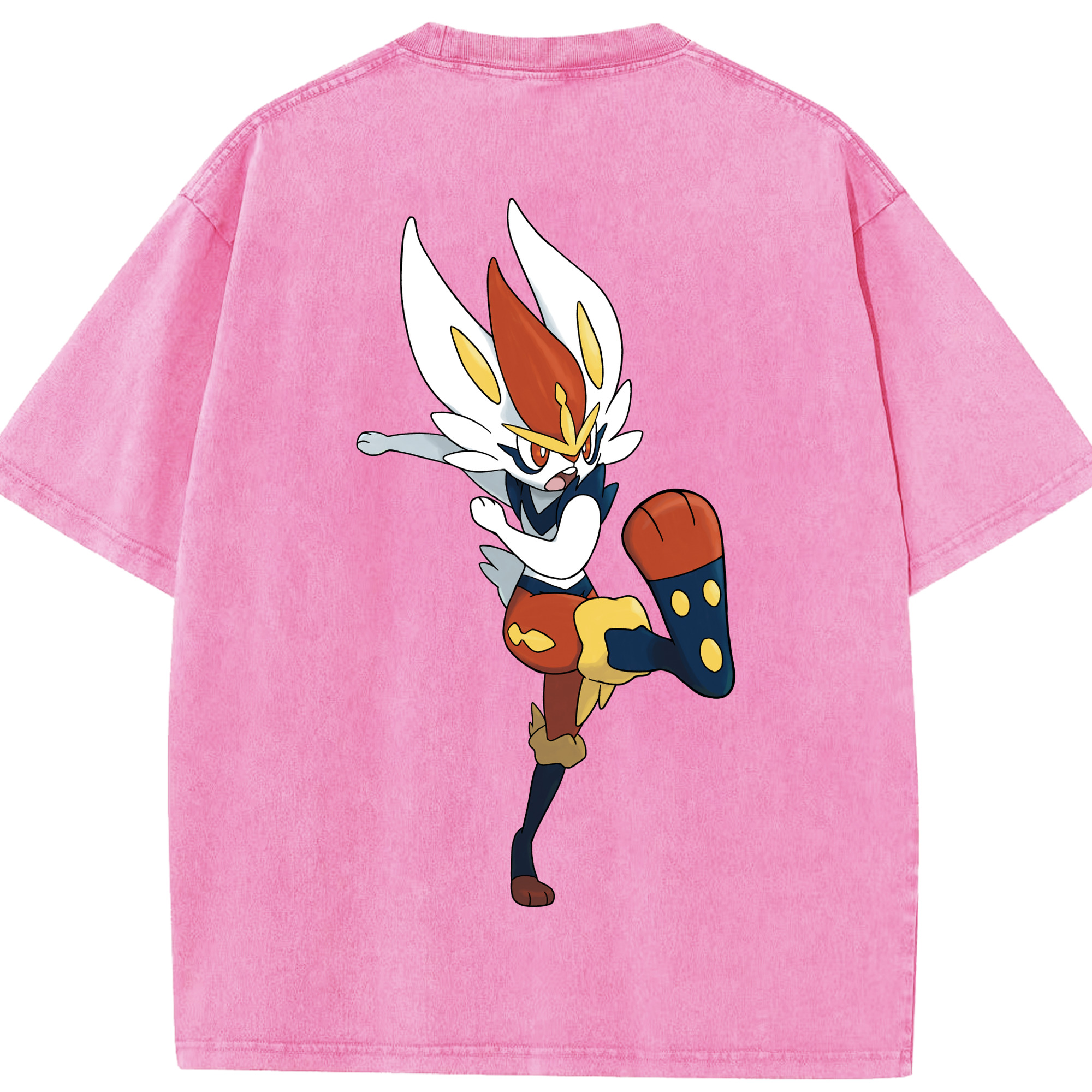 （画像用） ポケットモンスター Pokémon 綿100% ヴィンテージ風 半袖Tシャツ（背面プリント）